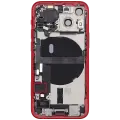 Back Housing W/ Charging Port Flex & Small Parts  For iPhone 13 Mini (EU / Global Version) (Used OEM Pull: Grade A) (Red)