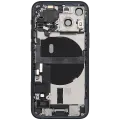 Back Housing W/ Charging Port Flex & Small Parts  For iPhone 13 Mini (EU / Global Version) (Used OEM Pull: Grade B) (Midnight)