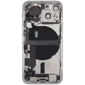 Back Housing W/ Charging Port Flex & Small Parts  For iPhone 13 Mini (EU / Global Version) (Used OEM Pull: Grade C) (Starlight)