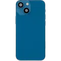 Back Housing W/ Charging Port Flex & Small Parts  For iPhone 13 Mini (US Version) (Used OEM Pull: Grade A) (Blue)