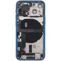 Back Housing W/ Charging Port Flex & Small Parts  For iPhone 13 Mini (US Version) (Used OEM Pull: Grade B) (Blue)