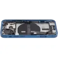 Back Housing W/ Charging Port Flex & Small Parts  For iPhone 13 Mini (US Version) (Used OEM Pull: Grade C) (Blue)
