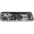 Back Housing W/ Charging Port Flex & Small Parts  For iPhone 13 Pro (EU / Global Version) (Used OEM Pull: Grade A) (Silver)