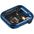 Housing Assembly Compatible For Watch Series 7 (41MM) (Used OEM Pull: Grade A) (Aluminum/Blue) (GPS Version)