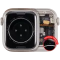 Housing Assembly Compatible For Watch Series 7 (41MM) (Used OEM Pull: Grade A) (Aluminum/Starlight) (Cellular Version)
