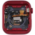 Housing Assembly Compatible For Watch Series 7 (45MM) (Used OEM Pull: Grade A) (Aluminum/Red) (Cellular Version)
