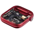 Housing Assembly Compatible For Watch Series 7 (45MM) (Used OEM Pull: Grade A) (Aluminum/Red) (Cellular Version)