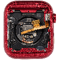 Housing Assembly Compatible For Watch Series 7 (45MM) (Used OEM Pull: Grade A) (Aluminum/Red) (GPS Version)
