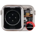 Housing Assembly Compatible For Watch Series 8 (41MM) (Aluminum/Starlight) (Cellular Version)
