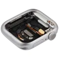 Housing Assembly Compatible For Watch Series 8 (41MM) (Aluminum/Silver) (GPS Version)