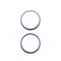 Back Camera Bezel Ring Only For iPhone 17 (Mist Blue) (2 Piece Set)
