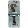 Inner OLED Assembly With Frame Compatible For Samsung Galaxy Z Flip 5 5G (F731) (US & International) (Aftermarket Plus) (Mint)