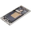 OLED Assembly With Frame For Samsung Galaxy S24 Ultra (US & International Version) (Aftermarket Plus) (120Hz) (Titanium Gray)