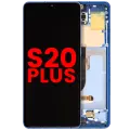 OLED Assembly With Frame For Samsung Galaxy S20 Plus 5G (Aftermarket Plus) (Aura Blue)