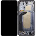 OLED Assembly With Frame For Samsung Galaxy S25 Edge (US & International Version) (Aftermarket Plus) (Titanium Jetblack)