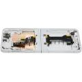 Inner OLED Assembly With Frame Compatible For Samsung Galaxy Z Flip 6 5G (F741) (US & International) (Refurbished) (White)