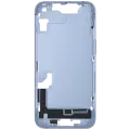 Mid-Frame Housing  W/ Small Parts For iPhone 14 (EU / Global Version) (Used OEM Pull: Grade C) (Blue)