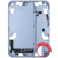 Mid-Frame Housing  W/ Small Parts For iPhone 14 (EU / Global Version) (Used OEM Pull: Grade C) (Blue)