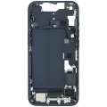 Mid-Frame Housing  W/ Charging Port Flex & Small Parts  For iPhone 14 (US Version) (Used OEM Pull: Grade B) (Midnight)