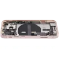 Back Housing W/ Charging Port Flex & Small Parts  For iPhone 13 Mini (US Version) (Used OEM Pull: Grade B) (Pink)