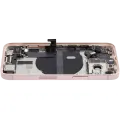 Back Housing W/ Charging Port Flex & Small Parts  For iPhone 13 Mini (US Version) (Used OEM Pull: Grade B) (Pink)