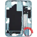 Mid-Frame Housing  W/ Small Parts For iPhone 16 (EU / Global Version) (Used OEM Pull: Grade B) (Teal)