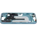 Mid-Frame Housing  W/ Small Parts For iPhone 16 (EU / Global Version) (Used OEM Pull: Grade C) (Teal)