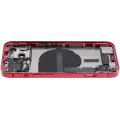 Back Housing W/ Charging Port Flex & Small Parts  For iPhone 13 (US Version) (Used OEM Pull: Grade C) (Red)