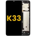 LCD Assembly With frame For TCL K33 (Refurbished) (All Colors)