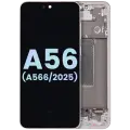 OLED Assembly With Frame For Samsung Galaxy A56 5G (A566 / 2025) (Service Pack) (Pink)