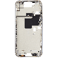 Mid-Frame Housing  W/ Small Parts For iPhone 16 Pro Max (EU / Global Version) (Used OEM Pull: Grade C) (White Titanium)