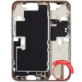 Mid-Frame Housing  W/ Small Parts For iPhone 16 Pro Max (EU / Global Version) (Used OEM Pull: Grade C) (Desert Titanium)