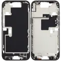 Mid-Frame Housing  W/ Small Parts For iPhone 16 Pro Max (EU / Global Version) (Used OEM Pull: Grade C) (Black Titanium)
