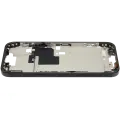 Mid-Frame Housing  W/ Small Parts For iPhone 16 Pro Max (EU / Global Version) (Used OEM Pull: Grade C) (Black Titanium)