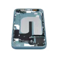 Mid-Frame Housing  W/ Small Parts For iPhone 16 Plus (EU / Global Version) (Used OEM Pull: Grade C) (Teal)