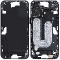 Mid-Frame Housing  W/ Small Parts For iPhone 16 Plus (EU / Global Version) (Used OEM Pull: Grade C) (Black)
