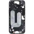Mid-Frame Housing  W/ Small Parts For iPhone 16 Plus (EU / Global Version) (Used OEM Pull: Grade C) (Black)