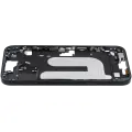 Mid-Frame Housing  W/ Small Parts For iPhone 16 Plus (EU / Global Version) (Used OEM Pull: Grade C) (Black)