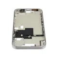 Mid-Frame Housing  W/ Small Parts For iPhone 16 Pro Max (EU / Global Version) (Used OEM Pull: Grade B) (White Titanium)