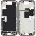 Mid-Frame Housing  W/ Small Parts For iPhone 16 Pro Max (EU / Global Version) (Used OEM Pull: Grade B) (Natural Titanium)