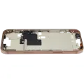 Mid-Frame Housing  W/ Small Parts For iPhone 16 Pro Max (EU / Global Version) (Used OEM Pull: Grade B) (Desert Titanium)