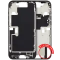 Mid-Frame Housing  W/ Small Parts For iPhone 16 Pro Max (EU / Global Version) (Used OEM Pull: Grade B) (Black Titanium)