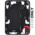 Mid-Frame Housing  W/ Small Parts For iPhone 15 (US Version) (Used OEM Pull: Grade B) (Black)