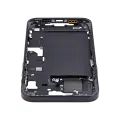 Mid-Frame Housing  W/ Small Parts For iPhone 15 Plus (EU / Global Version) (Used OEM Pull: Grade C) (Black)