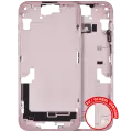 Mid-Frame Housing W/ Small Parts For iPhone 15 Plus (EU / Global Version) (Used OEM Pull: Grade B) (Pink)