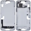 Mid-Frame Housing  W/ Small Parts For iPhone 15 Plus (EU / Global Version) (Used OEM Pull: Grade C) (Blue)