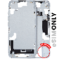 Mid-Frame Housing  W/ Small Parts For iPhone 15 (US Version) (Used OEM Pull: Grade C) (Blue)