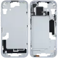 Mid-Frame Housing  W/ Small Parts For iPhone 15 (US Version) (Used OEM Pull: Grade C) (Blue)