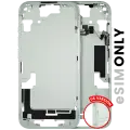 Mid-Frame Housing  W/ Small Parts For iPhone 15 (US Version) (Used OEM Pull: Grade C) (Green)