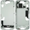 Mid-Frame Housing  W/ Small Parts For iPhone 15 (US Version) (Used OEM Pull: Grade C) (Green)